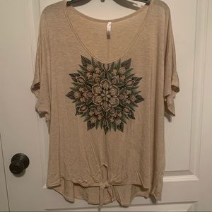 Plus Size V Neck Tshirt